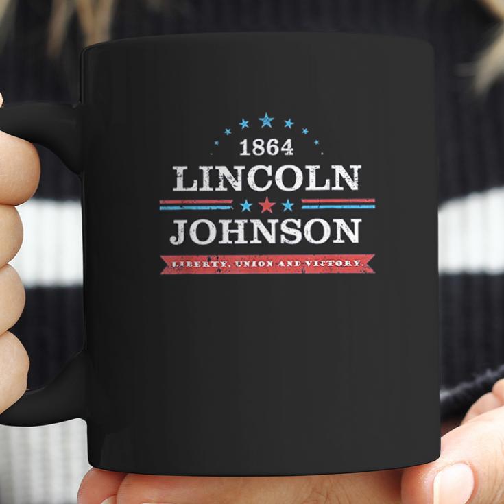 Lincoln Johnson Funny Presidential Campaign 1864 Coffee Mug