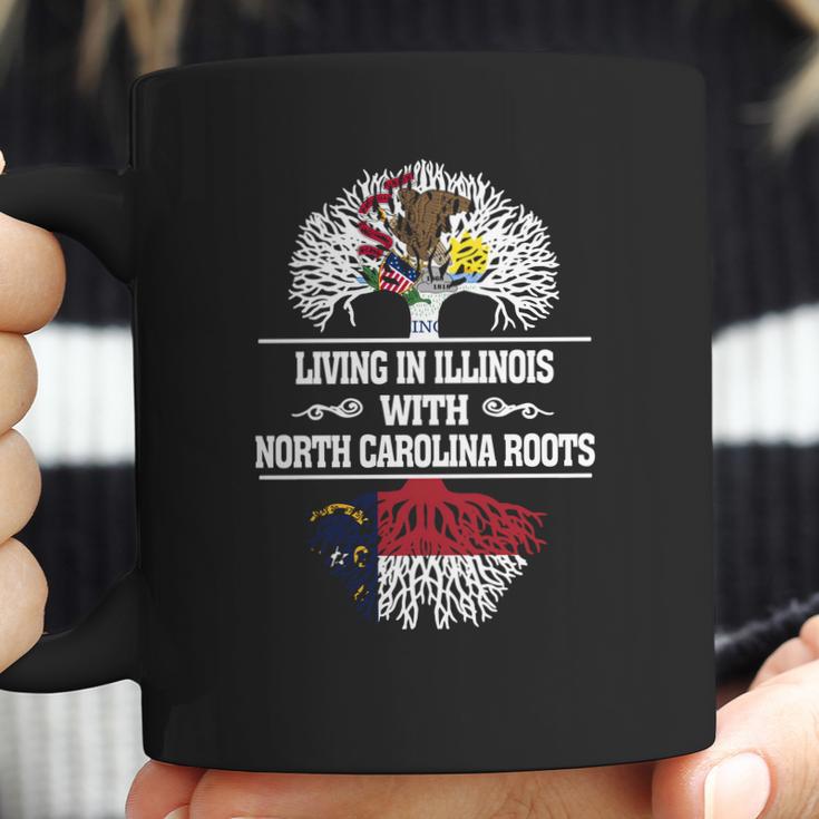 Living In Illinois With North Carolina Roots Coffee Mug