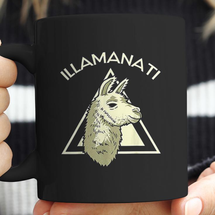 Llama Illuminati Funny Lama Coffee Mug