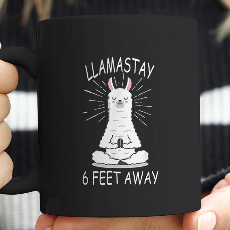 Llama Stay 6 Feet Away Funny Llama Social Distancing Coffee Mug