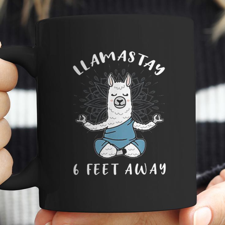 Llamastay 6 Feet Away Funny Llama Social Distancing Humour Coffee Mug