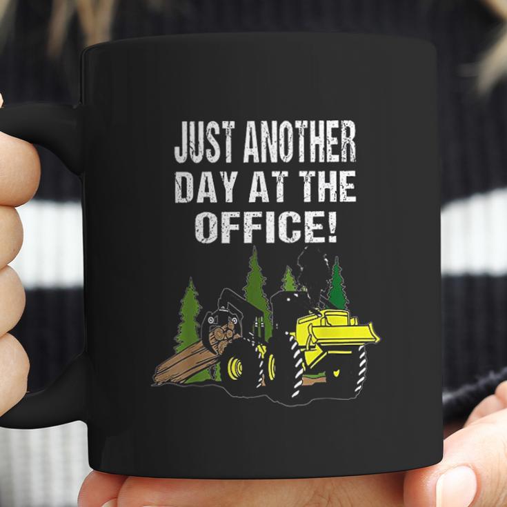 Logging Skidder Driver Diesel Just Another Day At The Office Coffee Mug