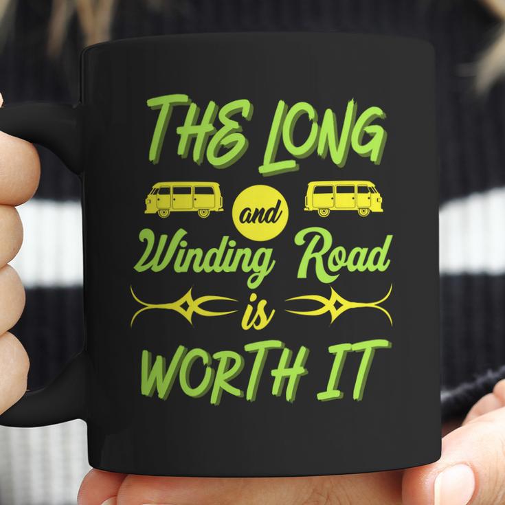 The Long And Winding Road Is Worth It Camping Van It Gifts Coffee Mug