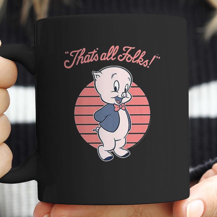 Looney Tunes Porky Pig That Is All Folks Coffee Mug