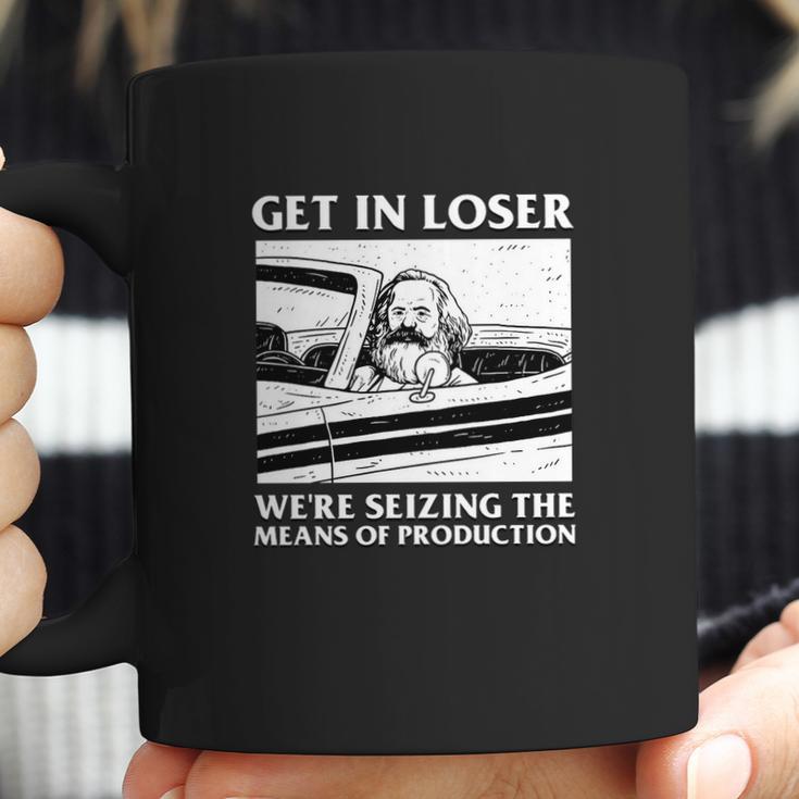 Get In Loser Karl Marx Product Communism Meme Coffee Mug