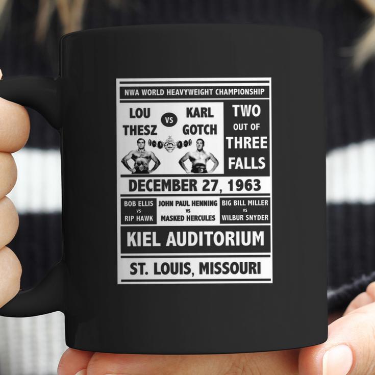 Lou Thesz Vs Karl Gotch Poster Coffee Mug