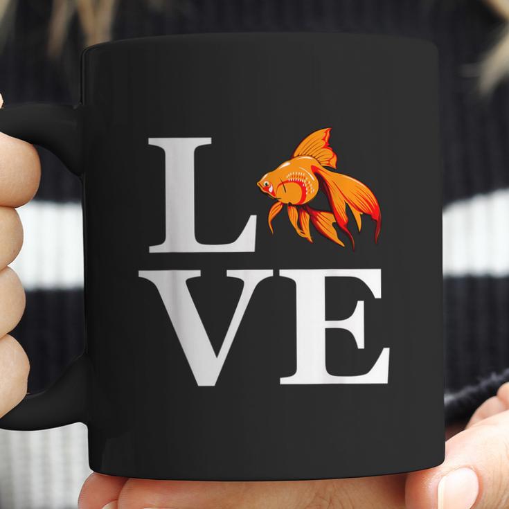 I Love Goldfish Retro Goldfish Keeper Aquarium Hobby Coffee Mug