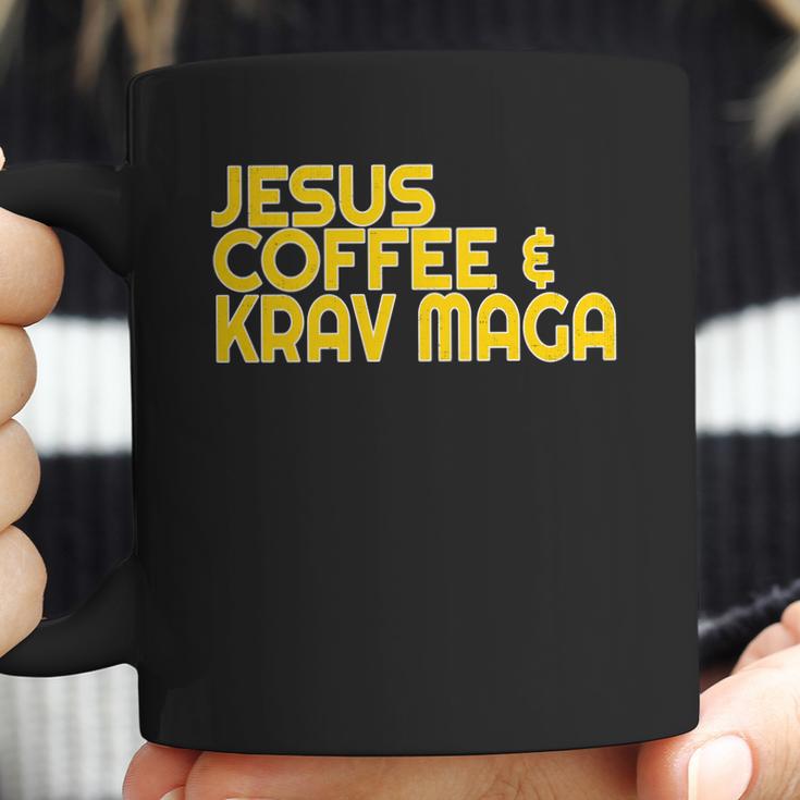 I Love Jesus Coffee Krav Maga Mixed Mma Sparring Tee Coffee Mug