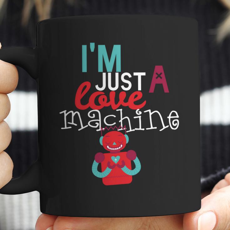 Love Machine Valentines Day Funny Robot Boys Gift Coffee Mug