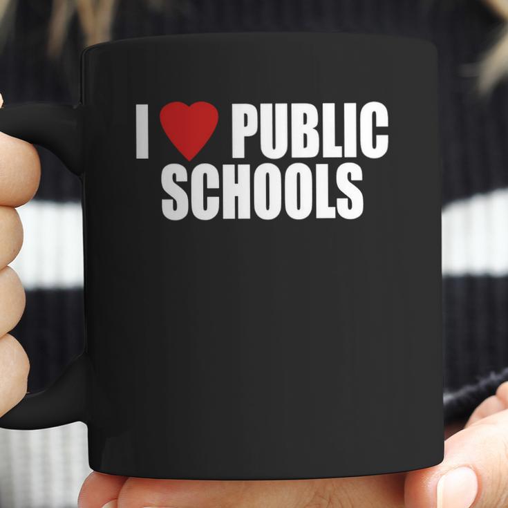 I Love Public Schools Coffee Mug