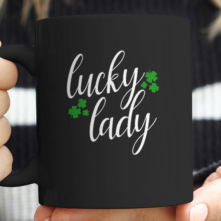 Lucky Lady St Patricks Day Dark Heather Coffee Mug