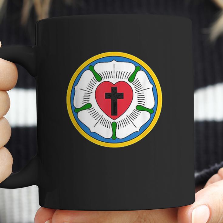 Lutheran 95 Theses Martin Luther Rose Reformation Concords Coffee Mug