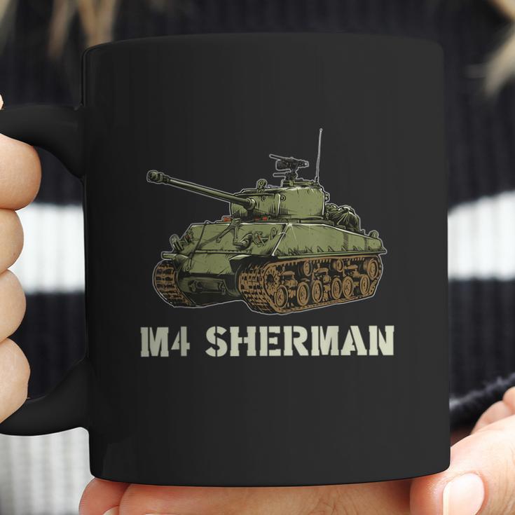 M4 Sherman American Ww2 Tank World War Graphic Design Printed Casual Daily Basic Coffee Mug