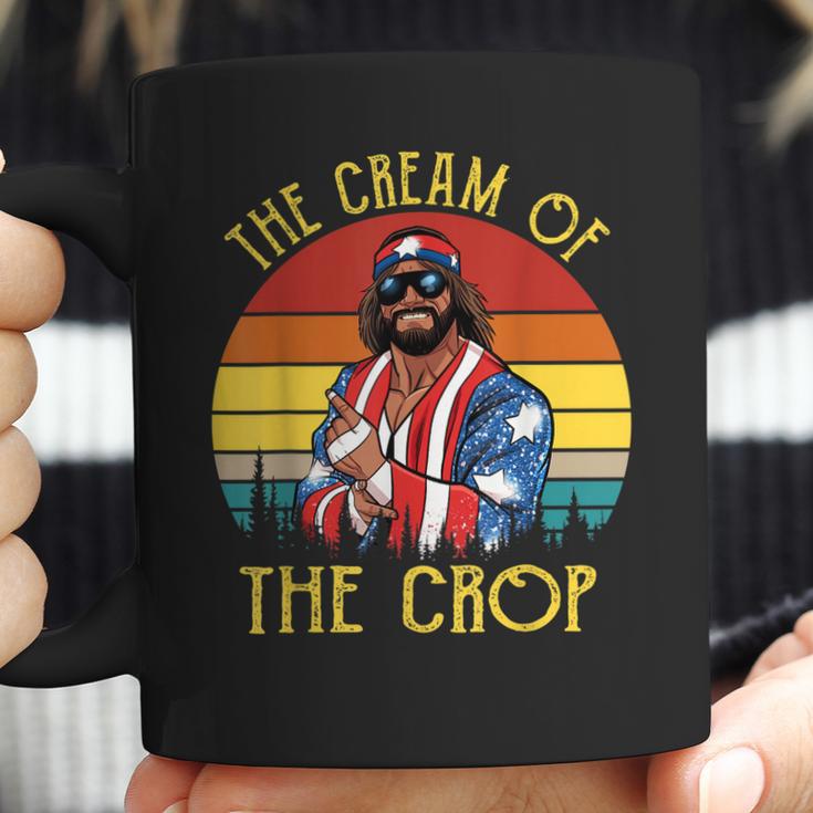 Macho-The Cream Of The Crop Wrestling Funny Retro Vintage Coffee Mug