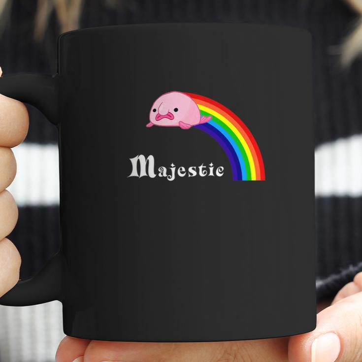 Majestic Blobfish Funny Blobfish Rainbow Tee Coffee Mug