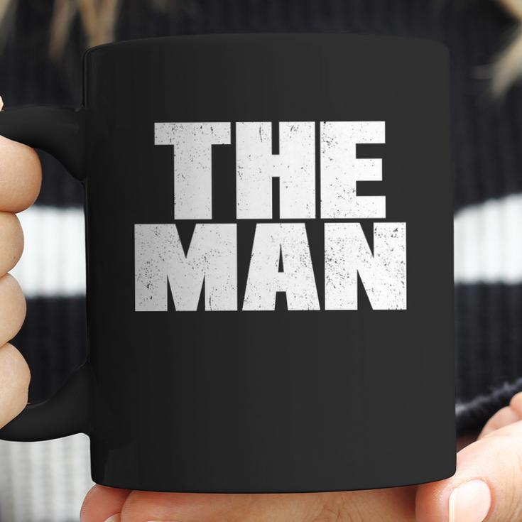 The Man Distressed Logo Coffee Mug