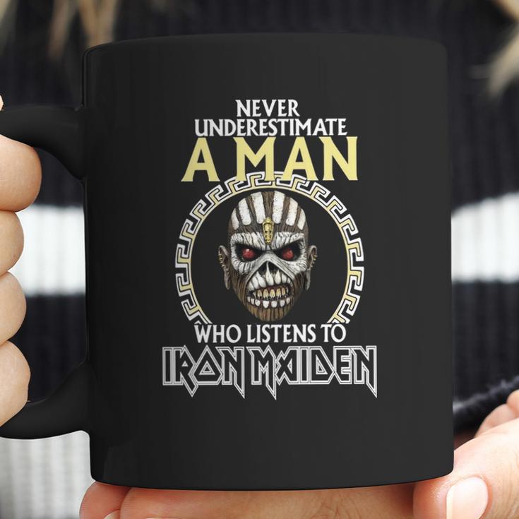 A Man Who Listen To Iron Maiden Coffee Mug