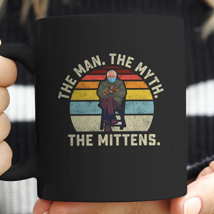 The Man The Myth The Mittens Bernie Sanders Mood Meme Gift Graphic Design Printed Casual Daily Basic Coffee Mug