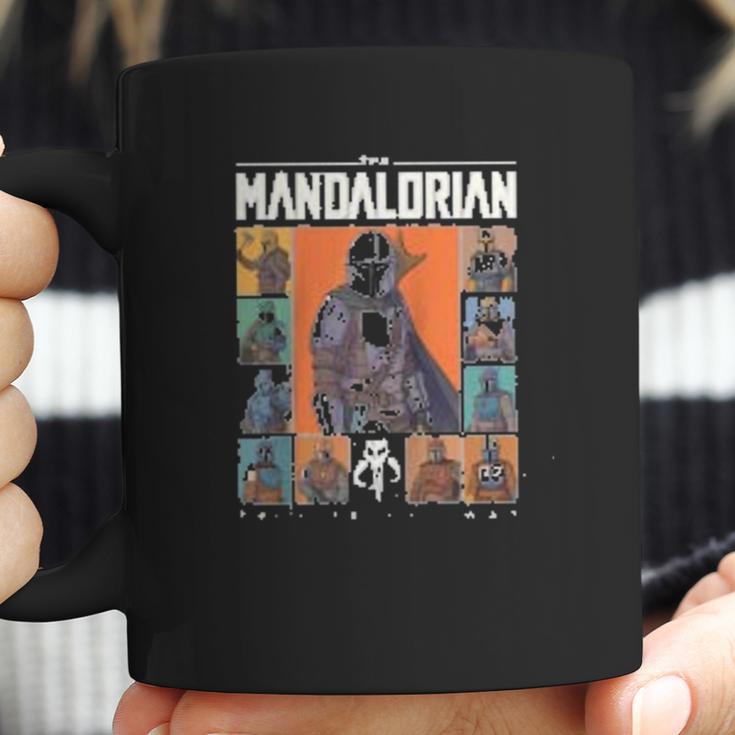 The Mandalorian Character Grid Coffee Mug