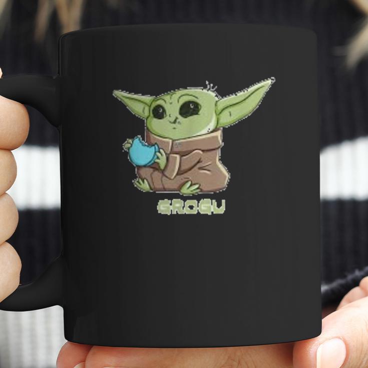 The Mandalorian The Child Grogu Blue Macaron Coffee Mug