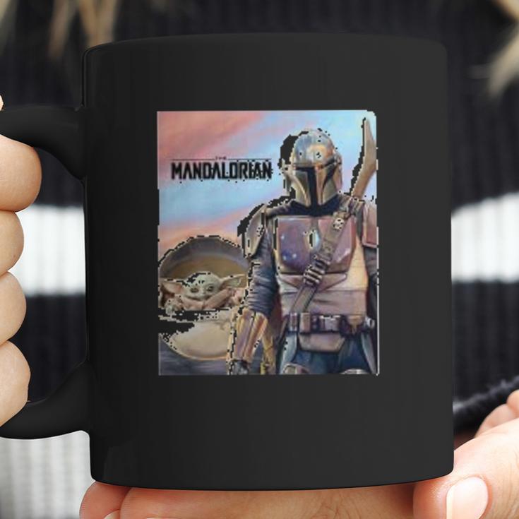 The Mandalorian The Child Painting Coffee Mug