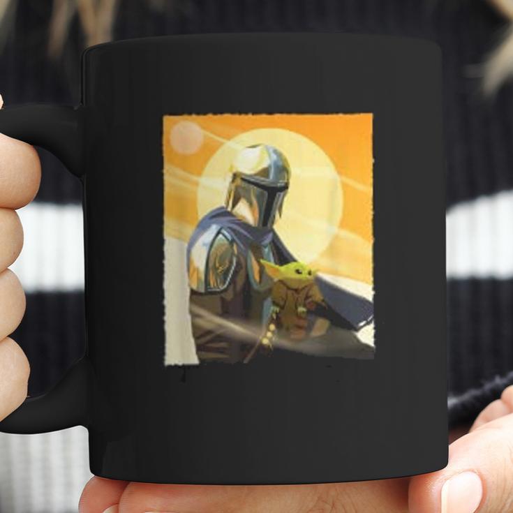 The Mandalorian Mando And The Child Clan Of Two Coffee Mug