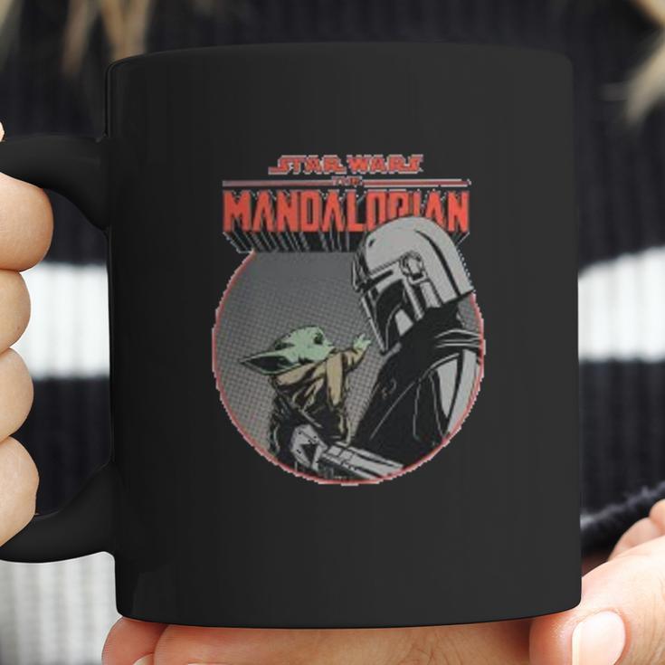 The Mandalorian Mando And The Child Retro Coffee Mug