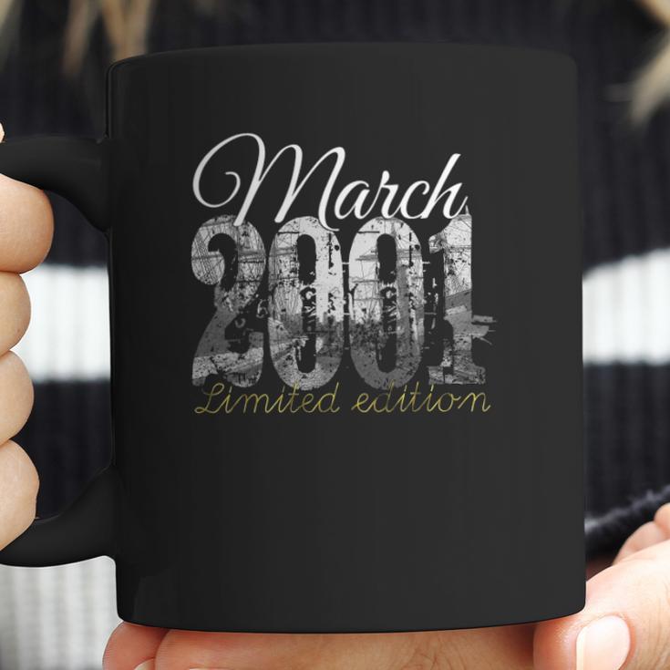 March 2001 Tee 21 Years Old 2001 21St Birthday Gift Coffee Mug