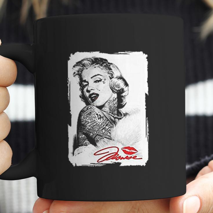 Marilyn Monroe Tattooed Coffee Mug