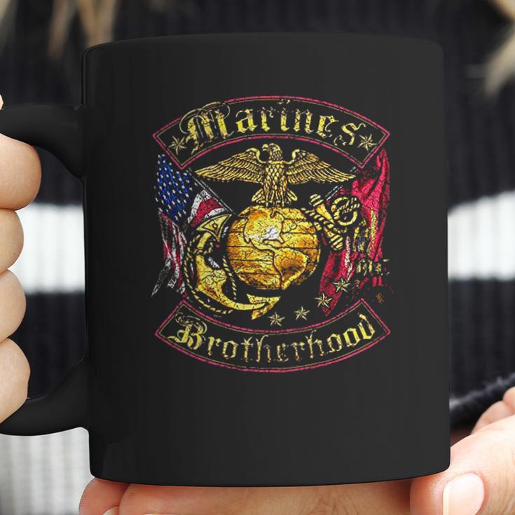 Marine Corps Usmc Marines Double Flag Coffee Mug