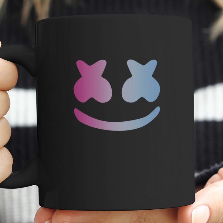 Marshmello Face Blue Violet Design Coffee Mug