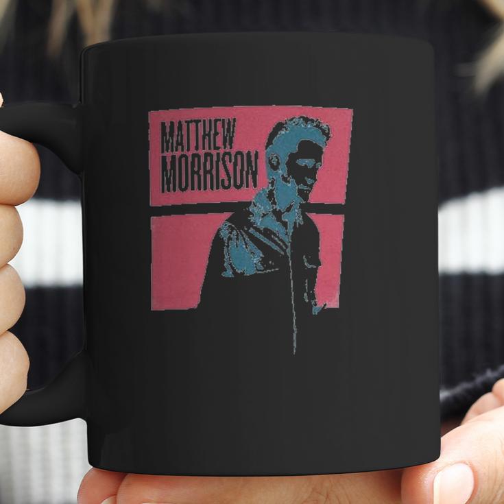 Matthew Morrison Blocks Image Grey Girls Juniors Coffee Mug