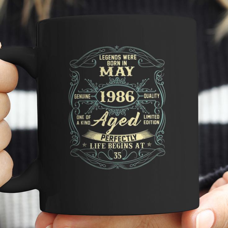 May 1986 35Th Birthday Gift 35 Years Old Men Women Coffee Mug