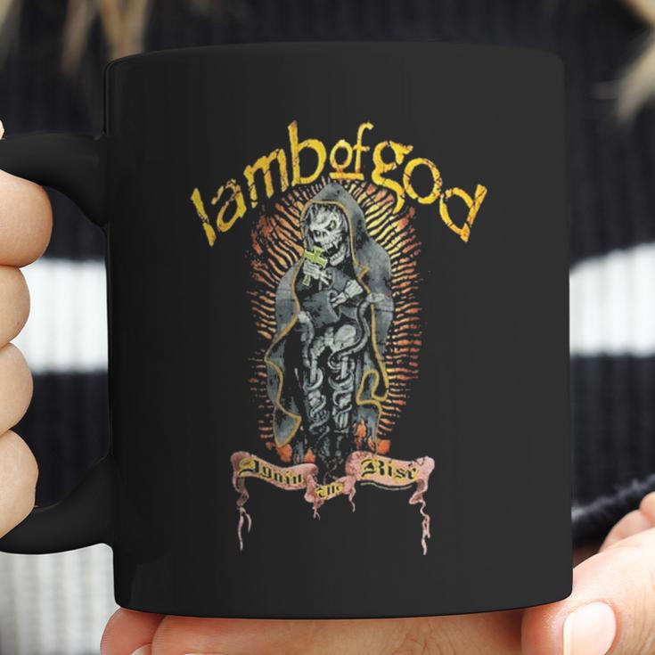 Mea Lamb Of God Mens Preaching Saint Black Loose Short Sleeve Summer Fashion Mens Coffee Mug