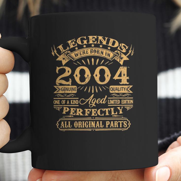 Mens Legends Were Born In 2004 18 Years Old Gifts 18Th Birthday Coffee Mug