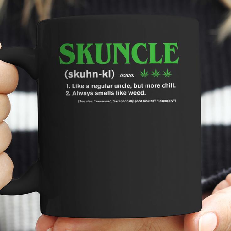 Mens Skuncle Definition - Funny Gift For Marijuana Weed Fun Uncle T-Shirt Coffee Mug