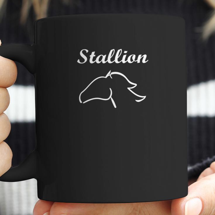 Mens Stallion Brand Horse Spirit Animal Coffee Mug