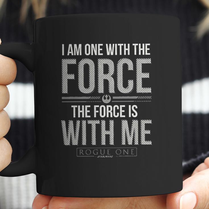 Mens Star Wars Rogue One Chirrut Force Is With Me Coffee Mug