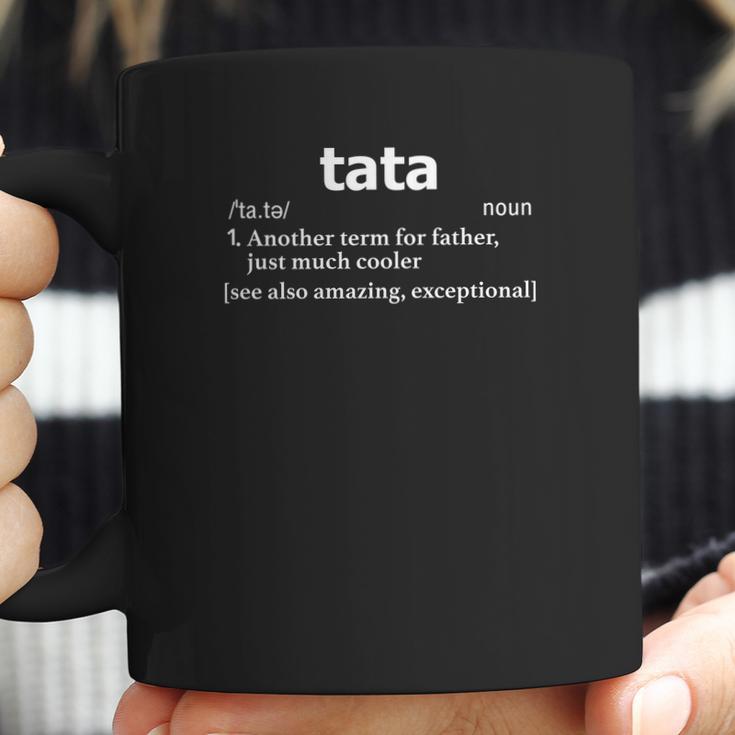 Mens Tata Father In Romanian Or Polish Funny Gifts Coffee Mug