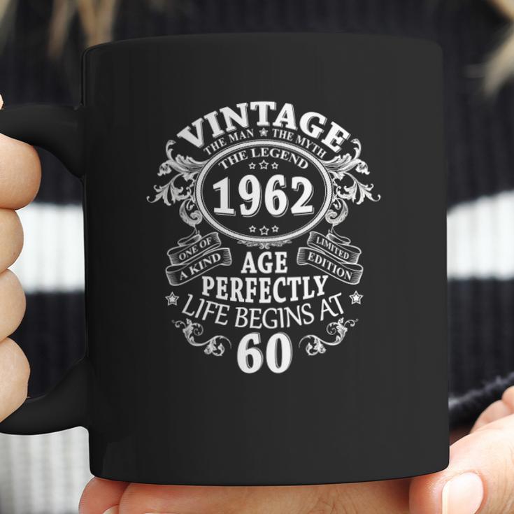 Mens Vintage 1962 The Man Myth Legend 60 Years Old Birthday Gifts Coffee Mug