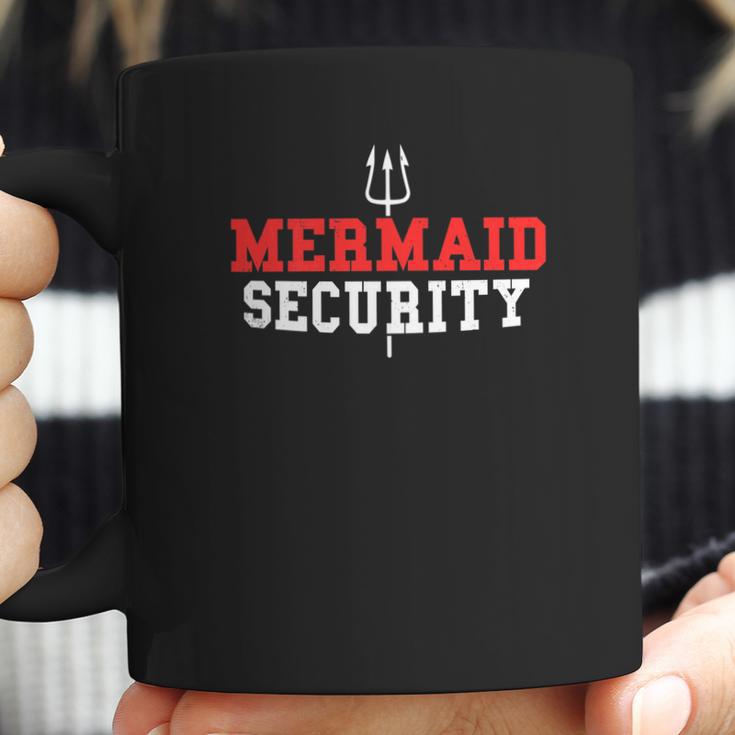 Mermaid Security Funny Swimming Gift Trident Coffee Mug