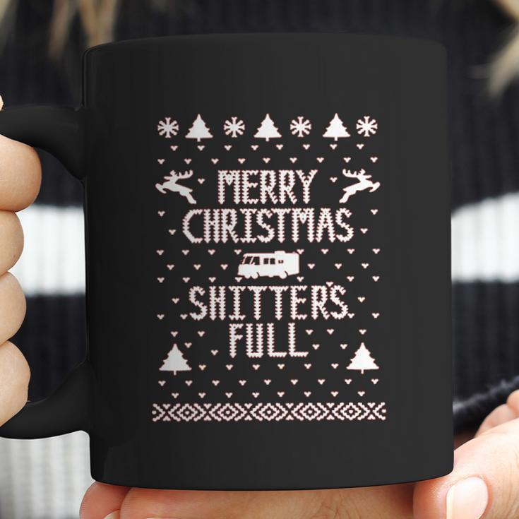 Merry Christmas Shitters Full Funny Coffee Mug