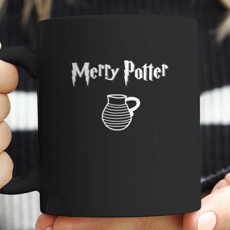 Merry Potter Funny Book Reading Harry Pottery Coffee Mug