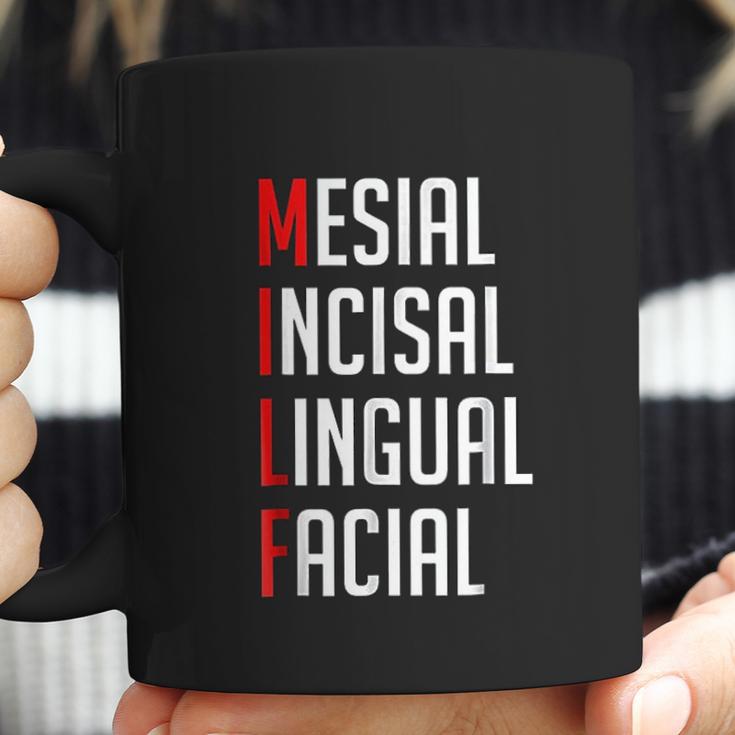 Mesial Incisal Lingual Facial Funny Dental Coffee Mug