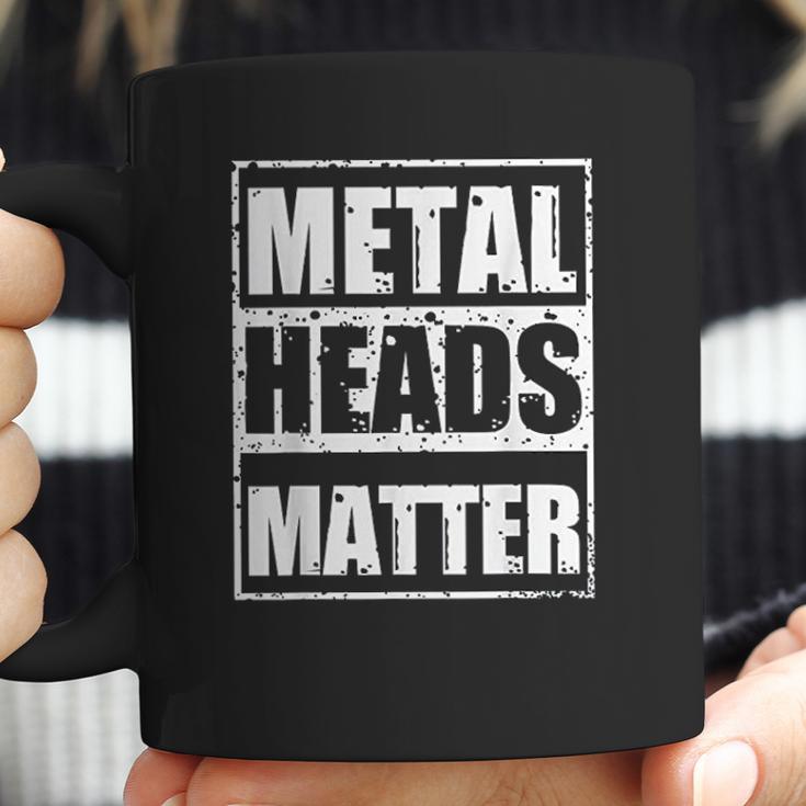 Metalheads Matter Heavy Mano Cornuta Bassist Rock Gift Coffee Mug