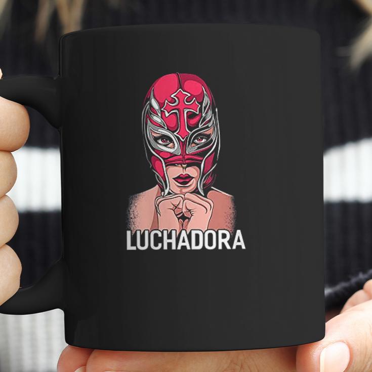 Mexican Female Wrestler Chingona Lucha Libre Luchadora Coffee Mug