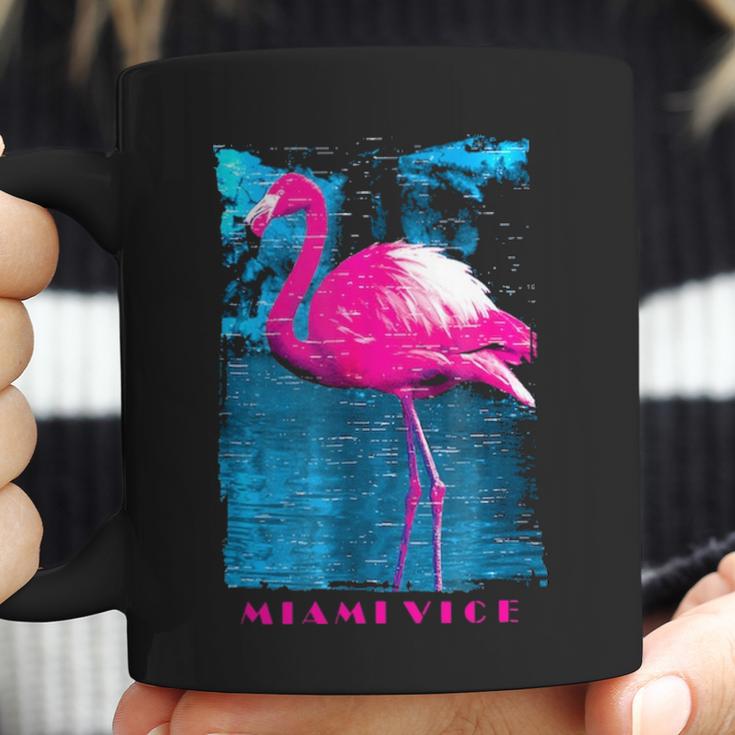 Miami Vice Flamingo Coffee Mug