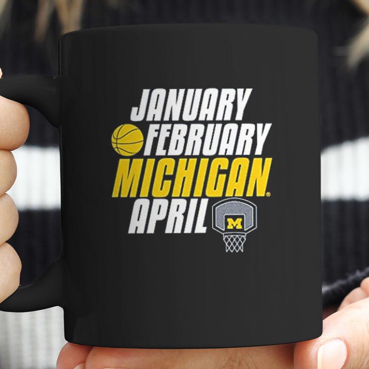 Michigan Wolverines Month Of Michigan Basketball Coffee Mug