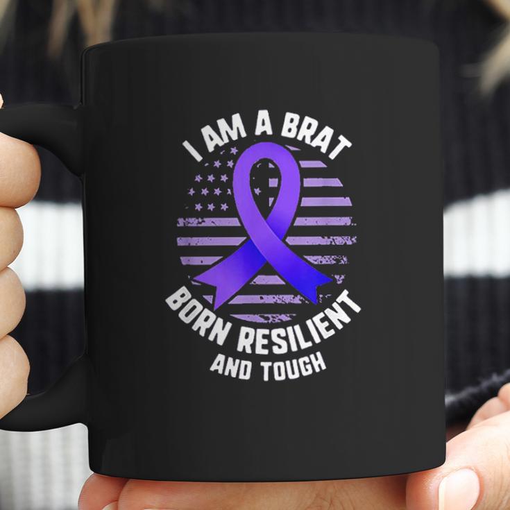 Military Child I Am A Brat Born Resilient And Tough Ribbon Coffee Mug