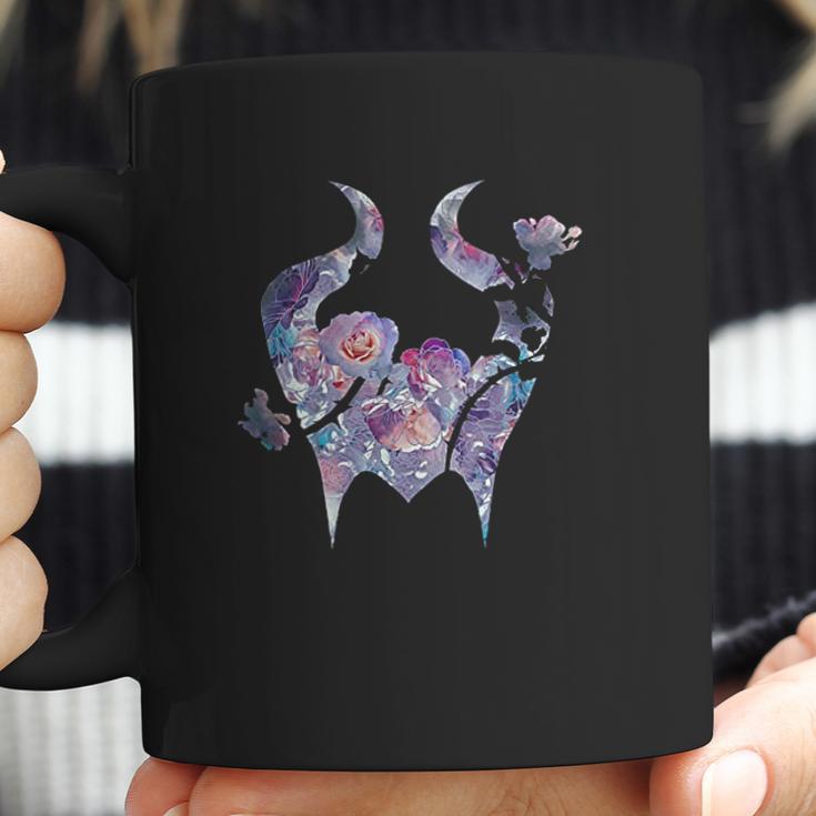 Mistress Of Evil Floral Horns Coffee Mug